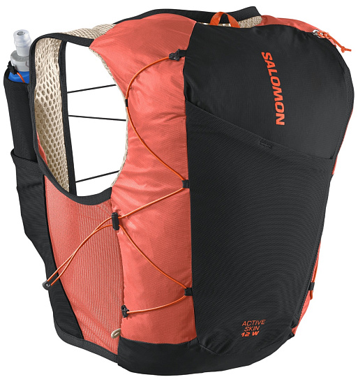 Рюкзак женский Salomon Active Skin 12 W Emerglow/Black - Фото 1 большая