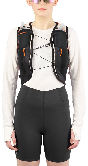 Рюкзак женский Salomon Active Skin 12 W Emerglow/Black - Фото 4 большая