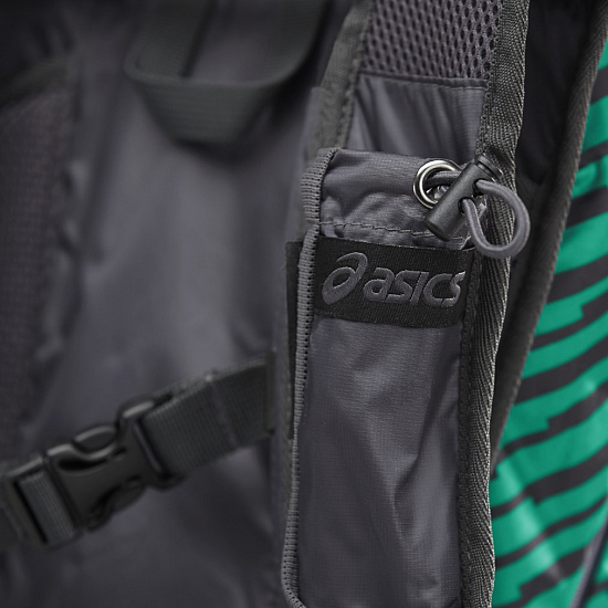 Рюкзак ASICS Lightweight Running Серый/Зеленый - Фото 2 большая