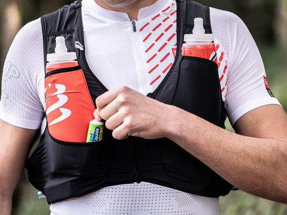 Рюкзак Compressport для бега Черный - Фото 4 большая