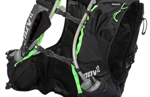 Рюкзак Inov-8 Race Ultra Pro 2In1 Vest Black/Green - Фото 3 большая