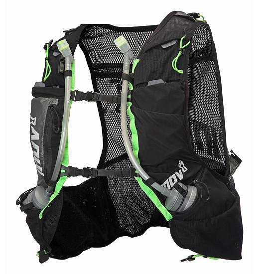 Рюкзак Inov-8 Race Ultra Pro 2In1 Vest Black/Green - Фото 5 большая
