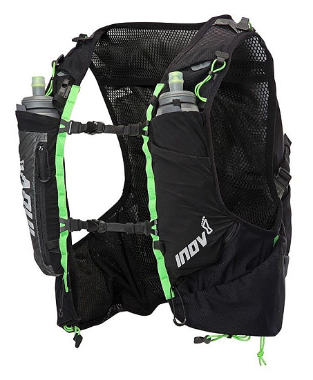 Рюкзак Inov-8 Race Ultra Pro 2In1 Vest Black/Green - Фото 6 большая