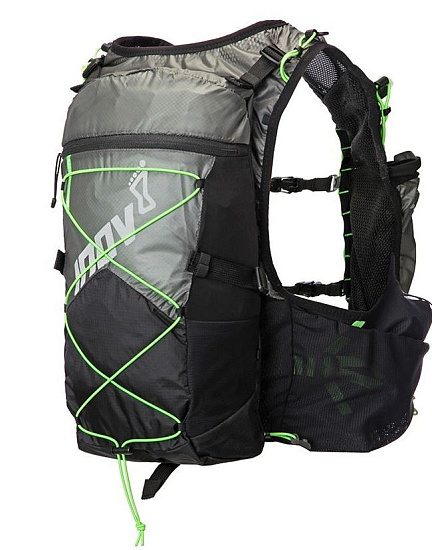 Рюкзак Inov-8 Race Ultra Pro 2In1 Vest Black/Green - Фото 1 большая