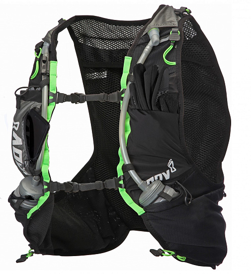 Рюкзак Inov-8 Race Ultra Pro 5 Vest Black/Green - Фото 2 большая