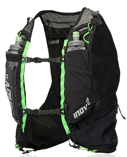 Рюкзак Inov-8 Race Ultra Pro 5 Vest Black/Green - Фото 3 большая