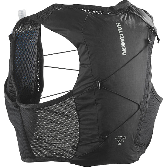 Рюкзак Salomon Active Skin 4 Set Black/Metal - Фото 2 большая