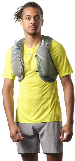 Рюкзак Salomon Active Skin 8 Set Laurel Wreath/Lily Pad/Aloe Wash - Фото 3 большая