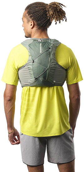 Рюкзак Salomon Active Skin 8 Set Laurel Wreath/Lily Pad/Aloe Wash - Фото 4 большая