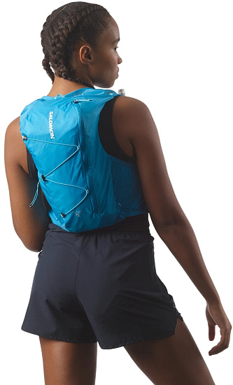 Рюкзак Salomon Active Skin 8 Set Blue Danube/Blue Curacao - Фото 4 большая