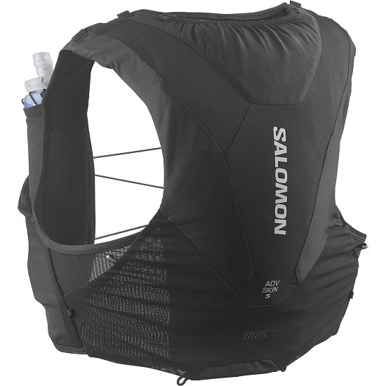 Рюкзак Salomon Adv Skin 5 Set Black - Фото 1 большая