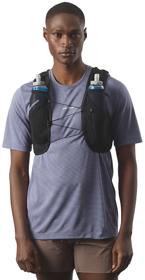 Рюкзак Salomon Adv Skin 5 Set Black - Фото 3 большая
