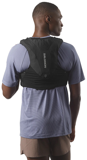 Рюкзак Salomon Adv Skin 5 Set Black - Фото 4 большая