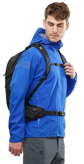 Рюкзак Salomon Trailblazer 30 Black/Black - Фото 7 большая