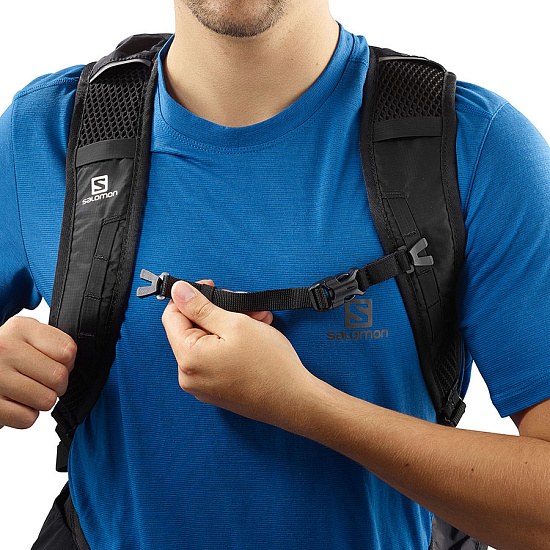 Рюкзак Salomon Trailblazer 10 Black/Black - Фото 3 большая