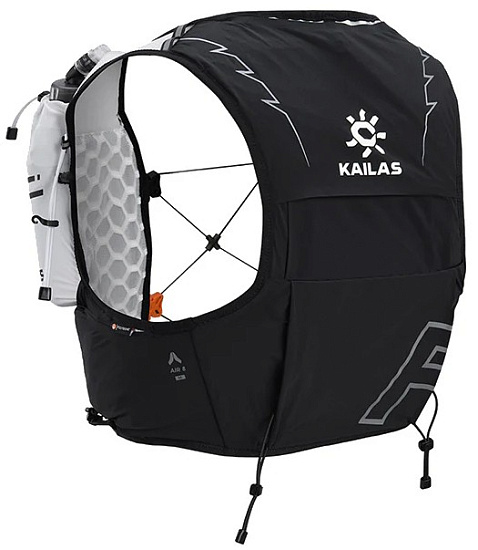 Беговой жилет Kailas Fuga Air 8 IV Black White - Фото 3 большая