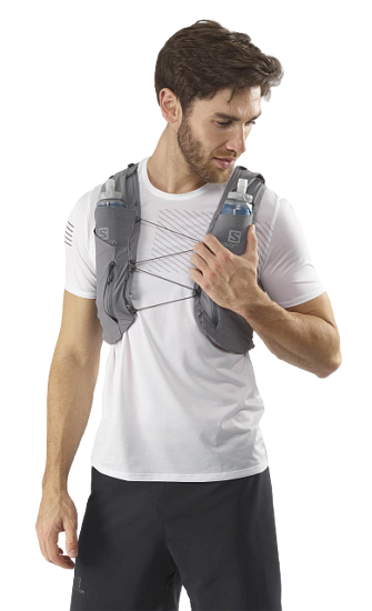 Рюкзак Salomon Sense Pro 10 Set Quiet Shade/Ebon - Фото 3 большая