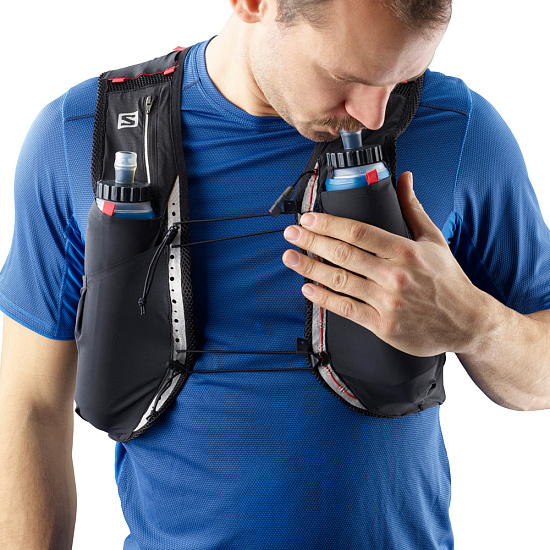 Рюкзак Salomon S-Lab Sense Ultra 5 Set Black - Фото 6 большая