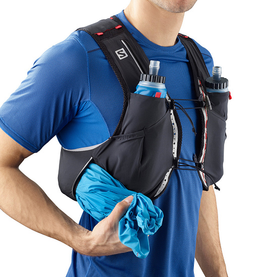 Рюкзак Salomon S-Lab Sense Ultra 5 Set Black - Фото 7 большая