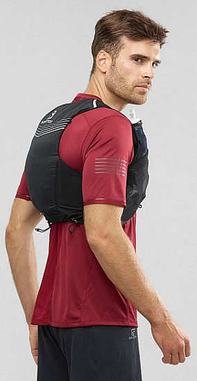 Рюкзак Salomon ADV Skin 5 Set Black - Фото 2 большая