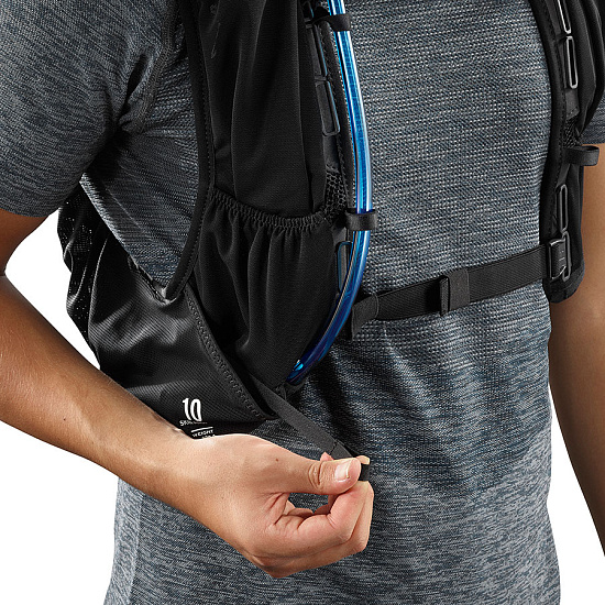 Рюкзак Salomon Bag Skin Pro 10 Set Black/Ebony - Фото 5 большая