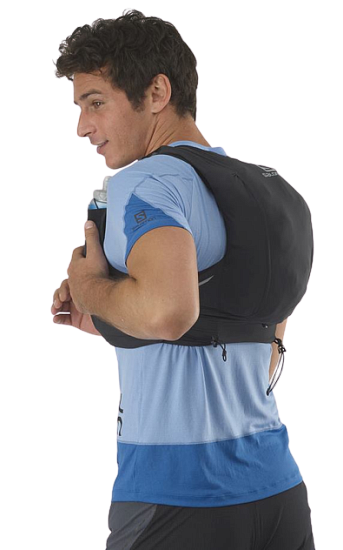 Рюкзак Salomon Sense Pro 10 Black/Ebony/Whi - Фото 2 большая