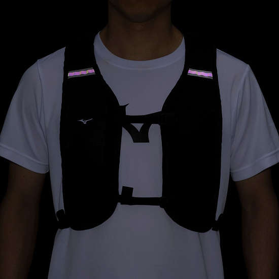 Рюкзак Mizuno Mesh NR Black/Light Grey - Фото 3 большая