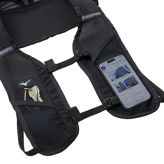 Рюкзак Mizuno Mesh NR Black/Light Grey - Фото 6 большая