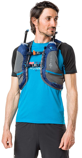 Рюкзак RaidLight Activ Vest 12L Red/Light Blue - Фото 3 большая