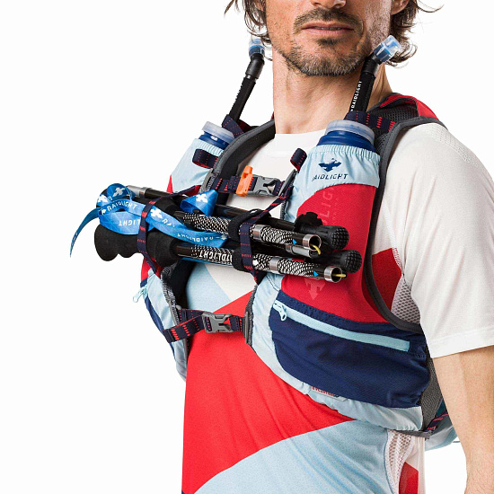 Рюкзак RaidLight Activ Vest 3L Red/Light Blue - Фото 5 большая