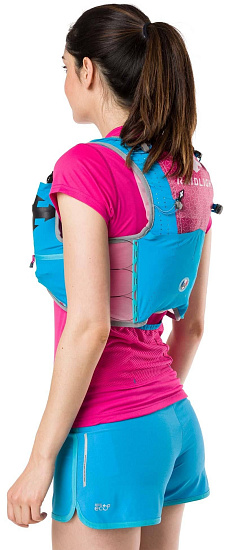 Рюкзак женский RaidLight Responsiv Vest 6L Blue/Pink - Фото 4 большая