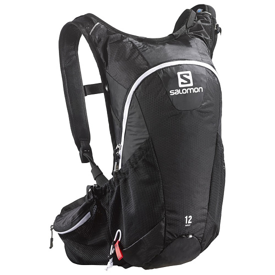 Рюкзак Salomon Agile 12 Set Black/Iron/White - Фото 1 большая
