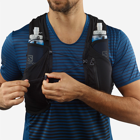Рюкзак Salomon Adv Skin 5 Set Ebony - Фото 5 большая