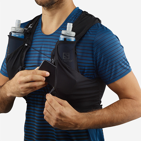 Рюкзак Salomon Adv Skin 5 Set Ebony - Фото 6 большая