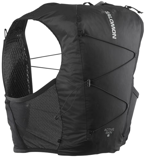 Рюкзак Salomon Act Skin 8 No Flasks Black/Metal - Фото 2 большая