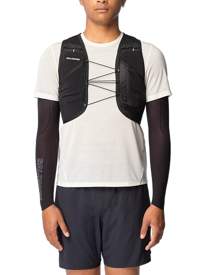 Рюкзак Salomon Act Skin 4 No Flasks Black/Metal - Фото 4 большая