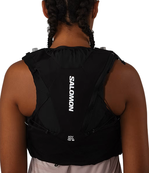 Рюкзак женский Salomon Adv Skin 12 Set Black/Asphalt - Фото 9 большая