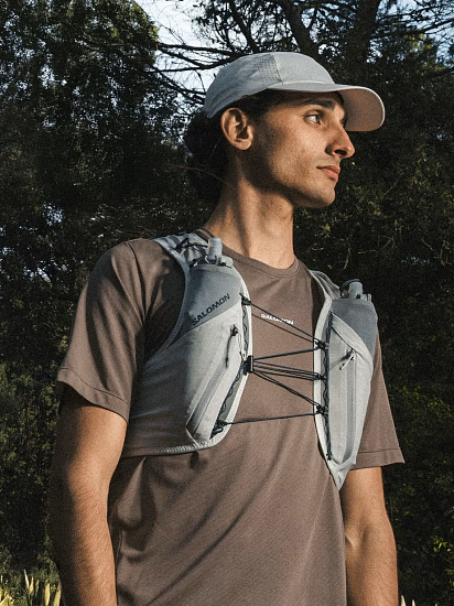 Жилет Salomon Adv Skin 12 Set Alloy/Gray Violet/Spellbound - Фото 5 большая