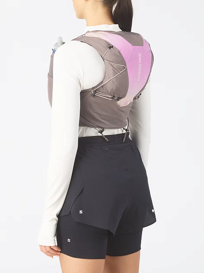 Жилет женский Salomon Adv Skin 12 Grad Set Iron/Shadow Gray/Iris Orchid - Фото 4 большая