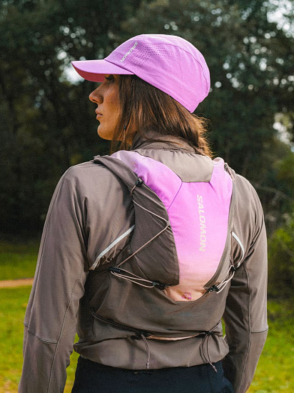 Жилет женский Salomon Adv Skin 12 Grad Set Iron/Shadow Gray/Iris Orchid - Фото 13 большая