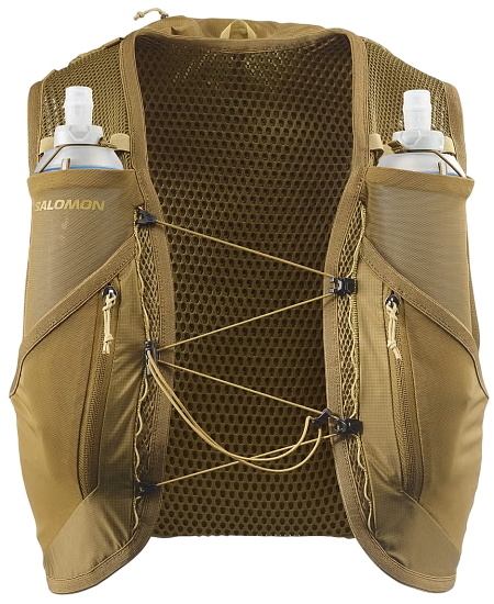 Рюкзак Salomon Active Skin 12 Set Brilliant Olive/Willow - Фото 1 большая