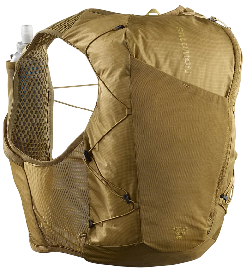 Рюкзак Salomon Active Skin 12 Set Brilliant Olive/Willow - Фото 2 большая