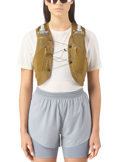 Рюкзак Salomon Active Skin 12 Set Brilliant Olive/Willow - Фото 3 большая