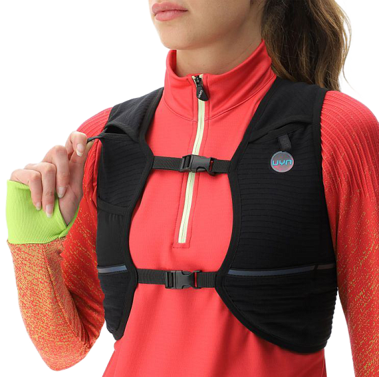 Жилет беговой UYN Endurance Hydration Vest Black - Фото 4 большая