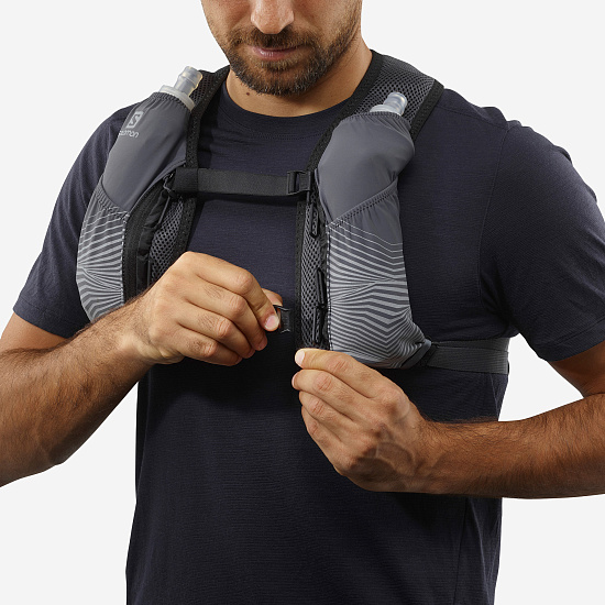 Рюкзак Salomon Agile Nocturne 2 Set Ebony - Фото 5 большая