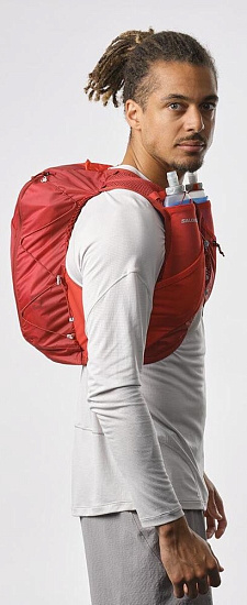 Жилет Salomon Active Skin 12 Set Red Dahlia/High Risk Red - Фото 2 большая