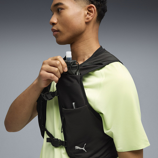 Жилет Puma Race Day Running Puma Black - Фото 4 большая