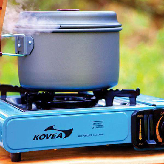 Плита газовая Kovea Portable Range Blue - Фото 3 большая