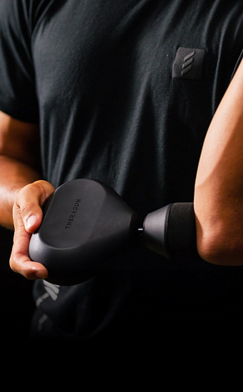 Перкуссионный массажер Theragun Mini Черный - Фото 9 большая
