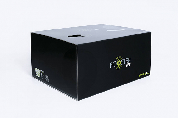 Массажный набор с вибрацией Blackroll Booster STD 31 см Черный  - Фото 7 большая